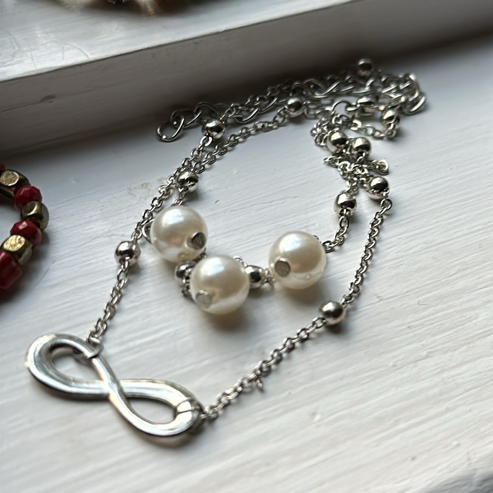 Lot of fashion bracelets infinity symbol